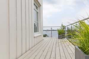 Trebitt Terrassebeis 9072 Naturgrå - vegg i 0182 Perlegrå