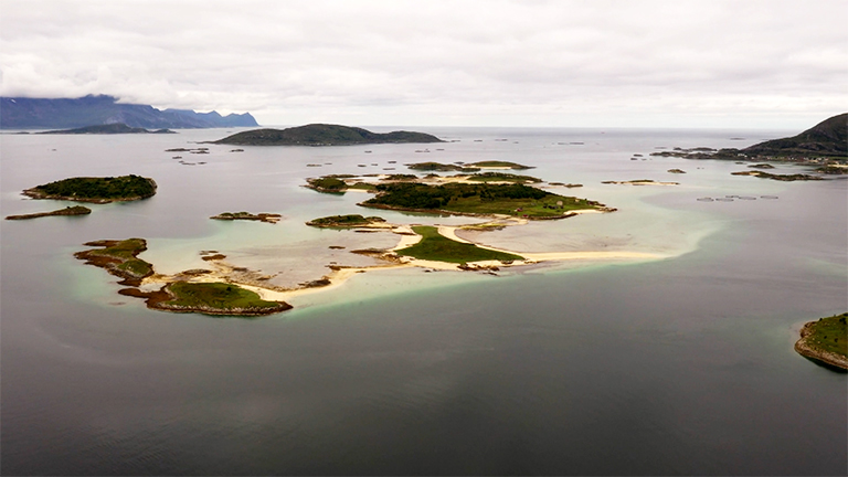 Sommarøy, vest for Tromsø