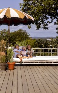 Terrasse beiset med Trebitt terrassebeis 9074 Nordisk tre